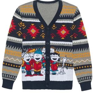 ISO! Peanuts Navajo Lights Christmas Sweater for Men - L or XL